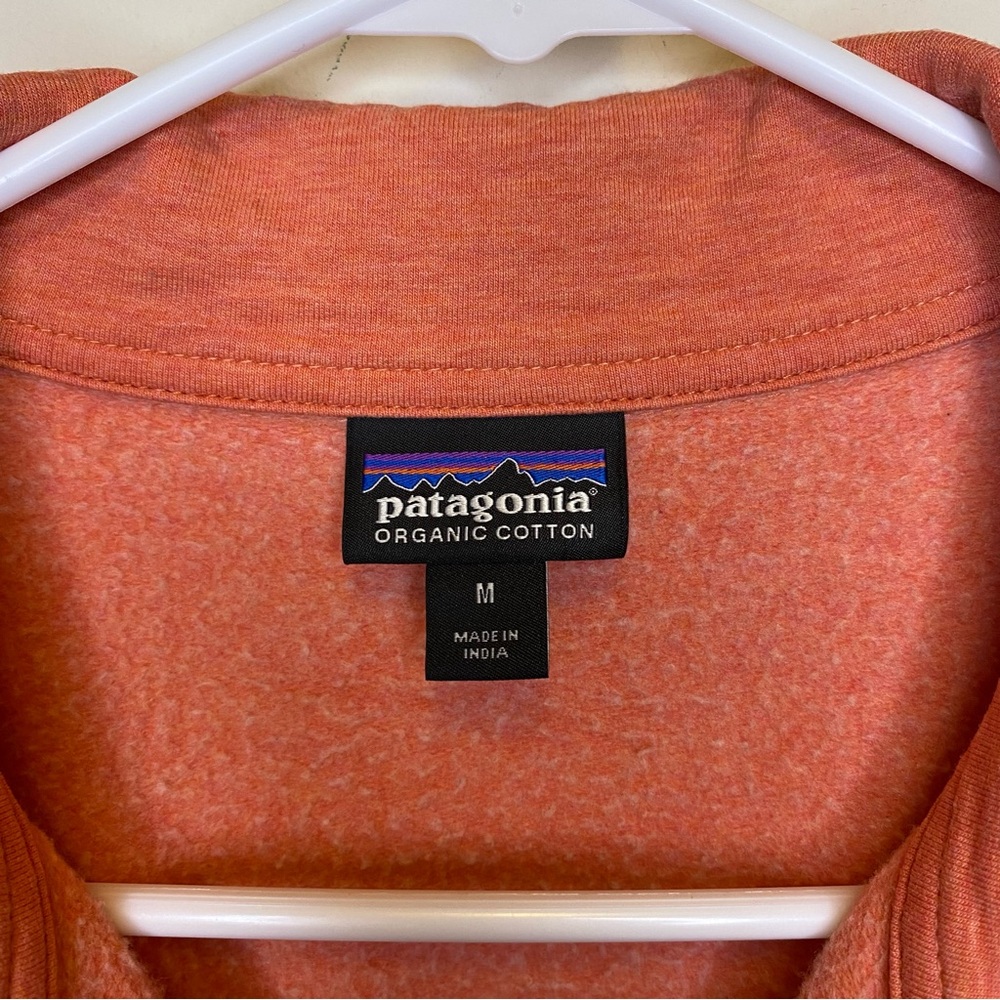 PATAGONIA Ahnya Quarter Zip Pullover in Rock Melon Orange Sz Medium 42150 - Picture 3 of 11